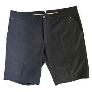 J. Lindeberg Eloy Micro Stretch Men's Shorts SZ 36 Black 10” Inseam Golf Preppy